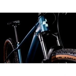 Cube Semi-rigides Débutants Access WS Pro Femme, Bleu -VTT semi-rigides Soldes cube access ws pro women metalpetrolnmint 4
