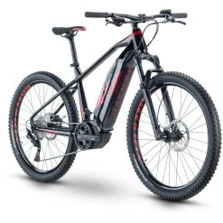 R-raymon VTT électriques Semi-rigides HardRay E-Seven 6.0, Noir/rouge
